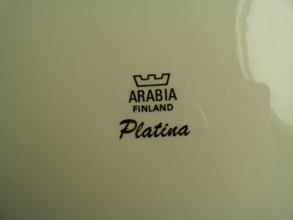 Platina matala ruokalautanen Arabia - Image 3
