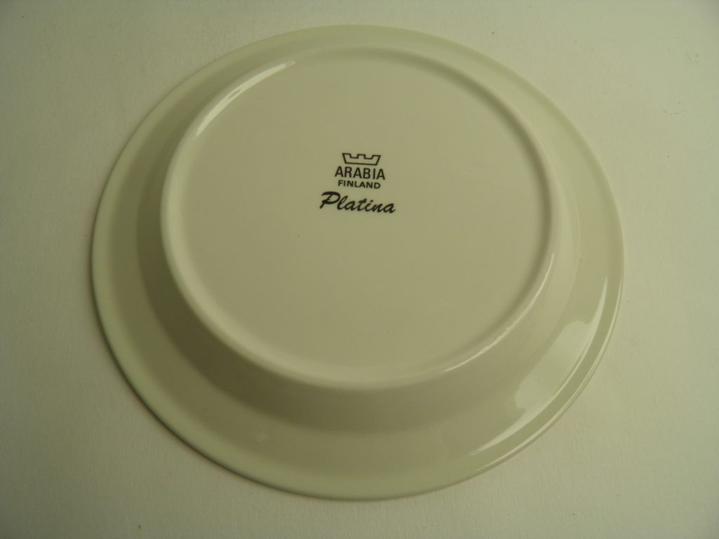 Platina salaattilautanen 19,8 cm Arabia - Image 2