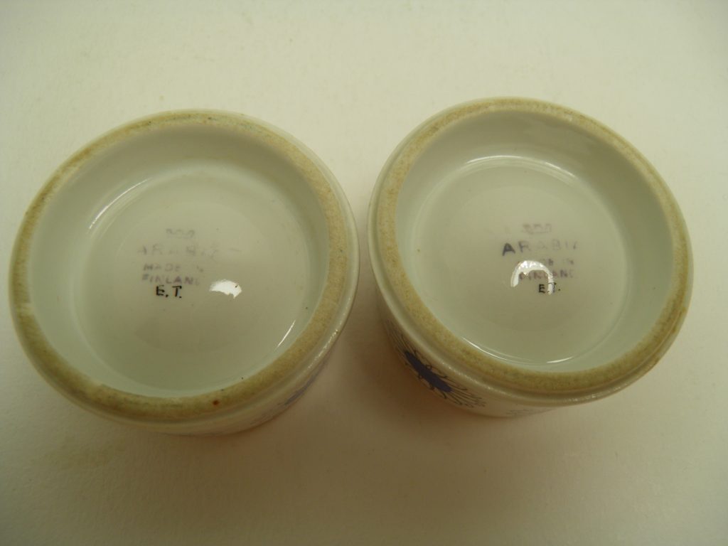 Pilkku munakuppi 2 kpl Arabia - Image 3