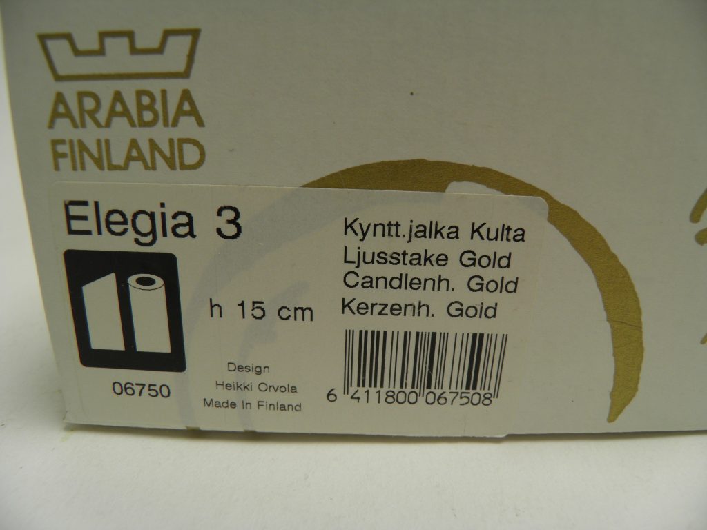 Elegia kynttilänjalka 15 cm Arabia - Image 5