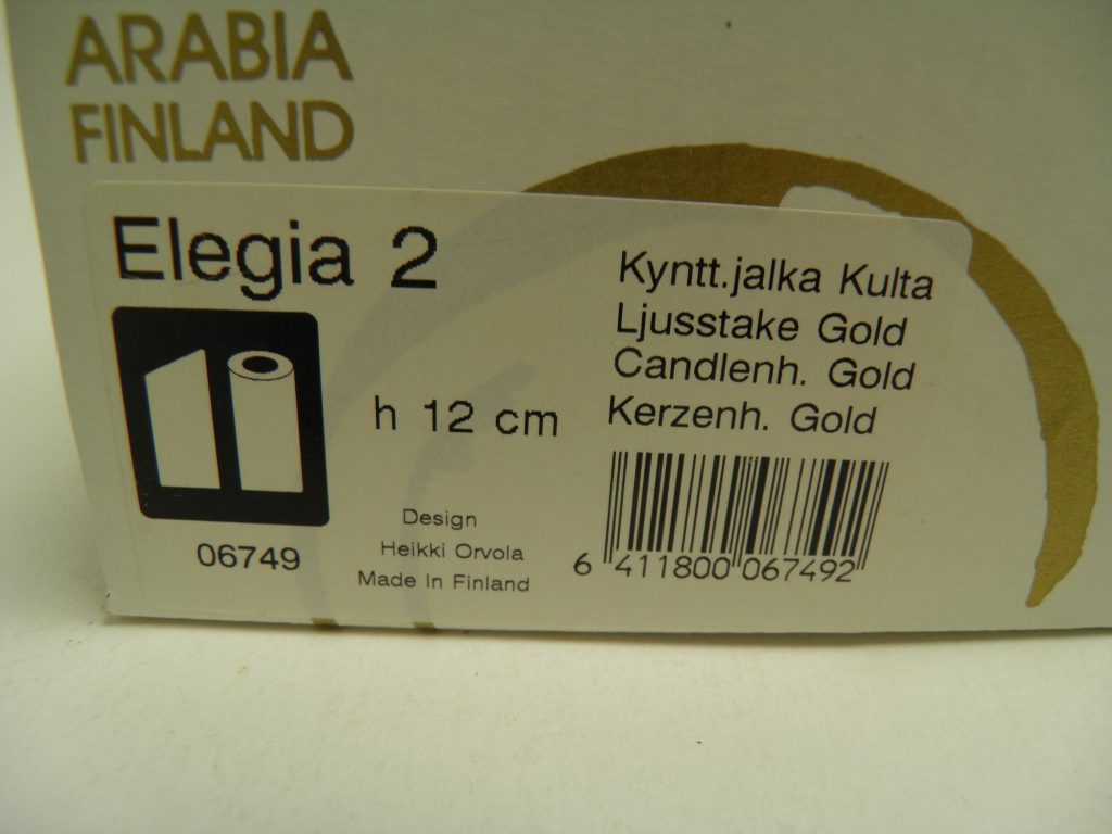 Elegia kynttilänjalka 12 cm Arabia - Image 6