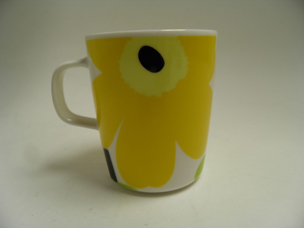 Unikko keltainen muki Marimekko - Image 2