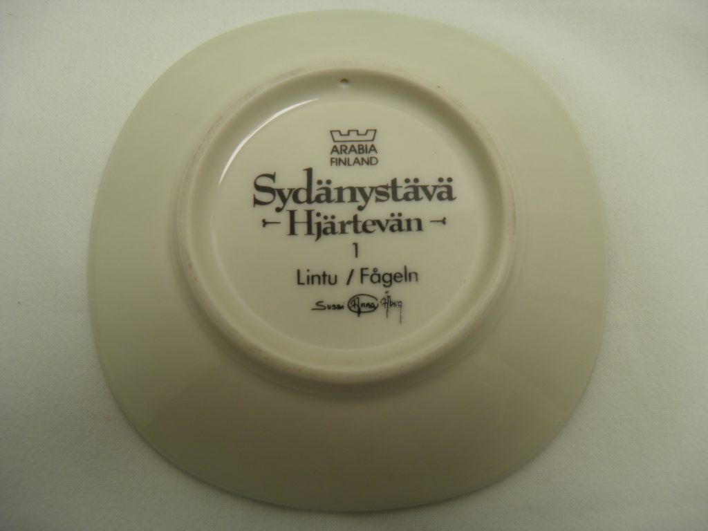Sydänystävä seinälautanen no 1 Lintu - Image 2
