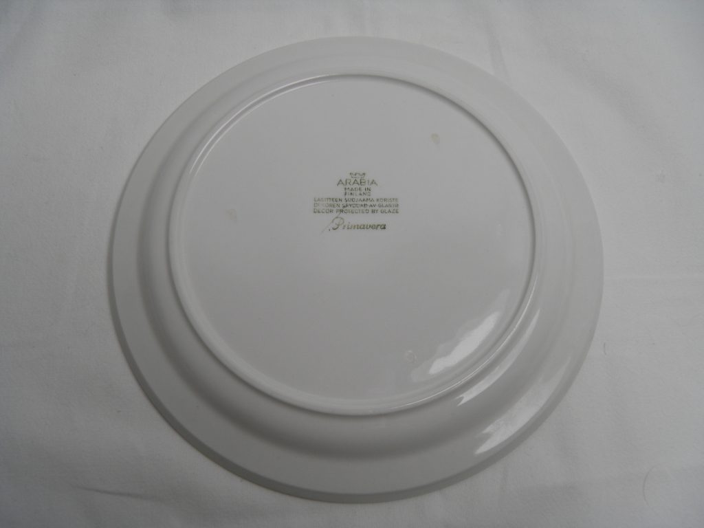 Primavera leivoslautanen 17 cm Arabia MYYTY - Image 2