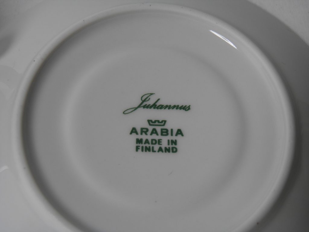 Juhannus kahvikuppi ja aluslautanen Arabia - Image 5
