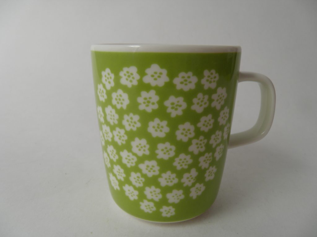 Puketti muki vihreä Marimekko