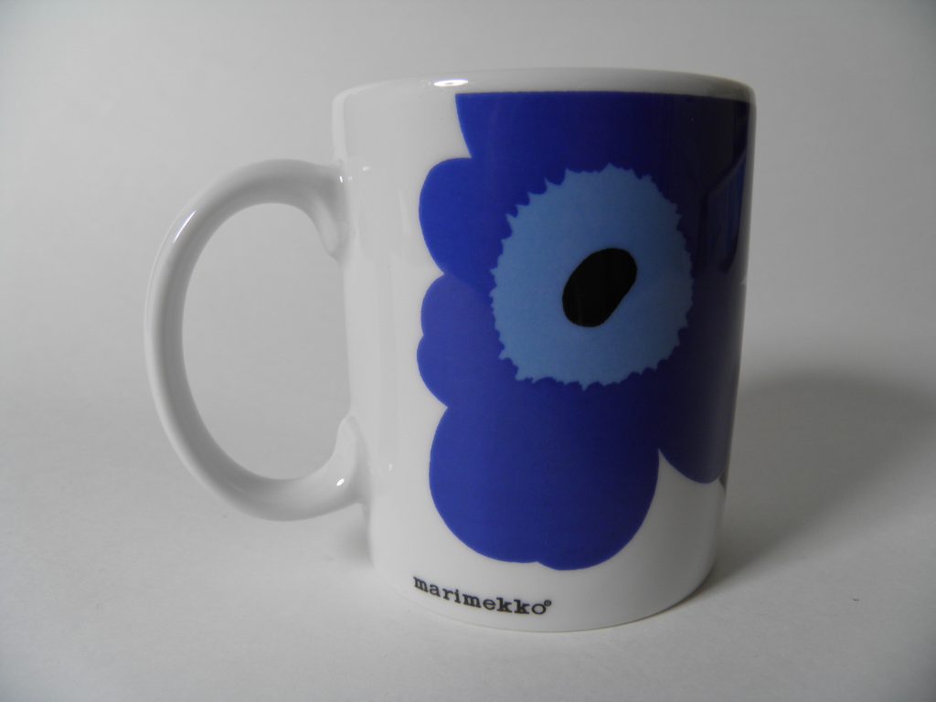 Unikko muki sininen Marimekko - Image 3