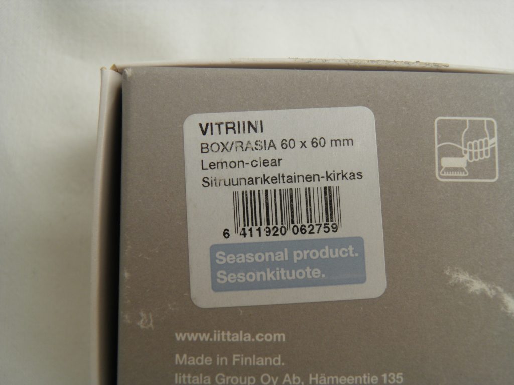 Vitriini 60x60 mm keltainen-kirkas - Image 5