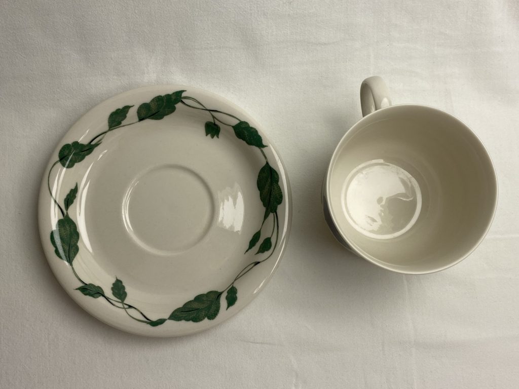 Tea for two Teekuppi ja aluslautanen sininen - Kuva 3