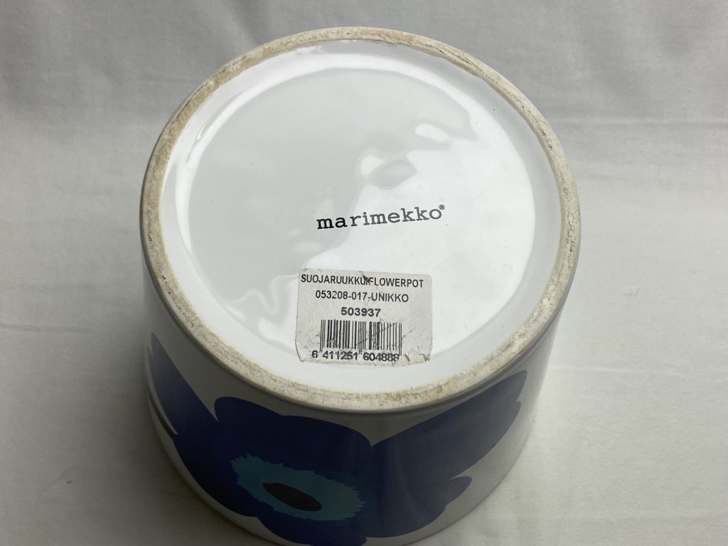 Unikko ruukku sininen Retronomi verkkokauppa