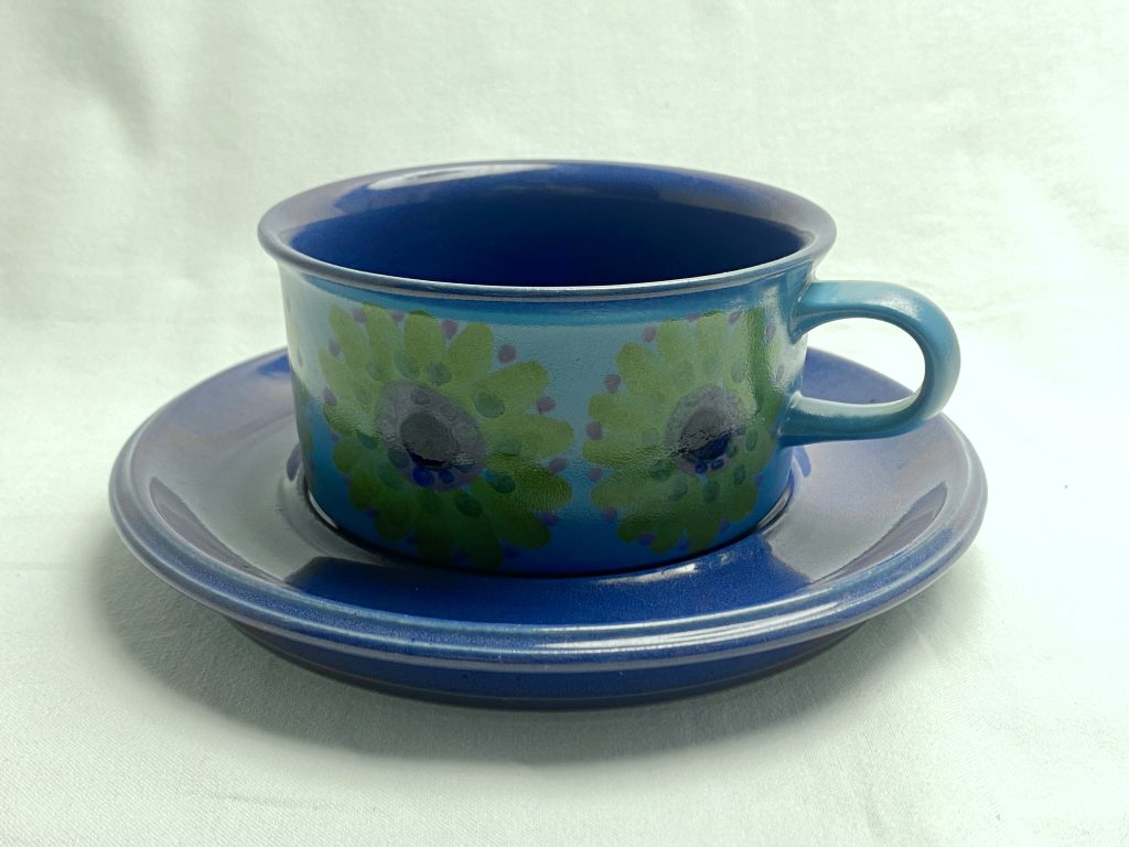 Tea Cup and Saucer Retro Hilkka-Liisa Ahola 