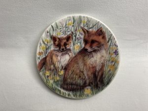 Fauna Kettu -seinälautanen Retronomi verkkokauppa