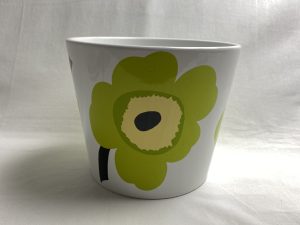 Unikko ruukku vaaleanvihreä MYYTY Retronomi verkkokauppa