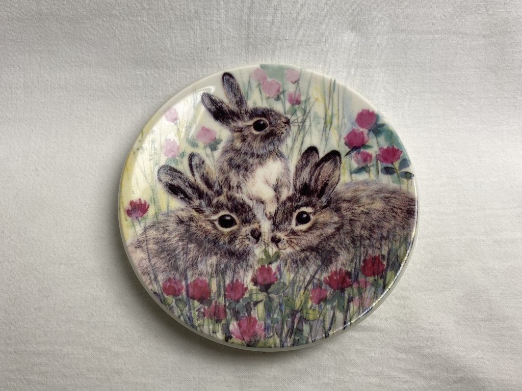 Fauna Rabbits - wall plate
