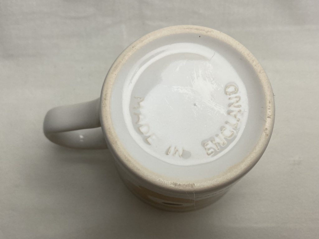 Unikko muki beige Retronomi verkkokauppa