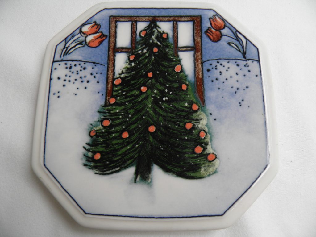 Christmas seinälaatta Finnair HLS Retronomi verkkokauppa