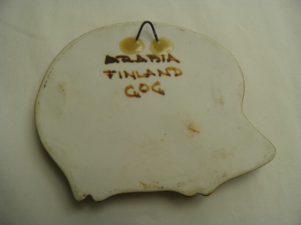 Siili seinäreliefi Arabia Retronomi verkkokauppa