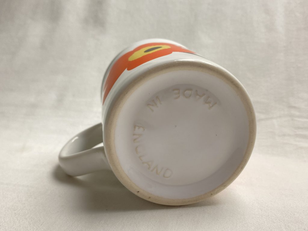 Unikko muki oranssi Retronomi verkkokauppa