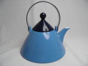 Harlekin turkoosi teekannu Retronomi verkkokauppa