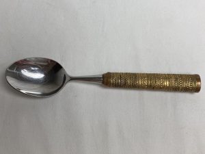 Pronssipäinen ruokalusikka Jorma Laine Retronomi verkkokauppa