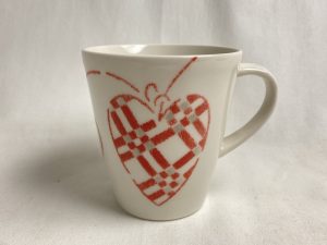 Sydän muki punainen Pentik Retronomi verkkokauppa