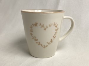 Sydän muki beige Pentik Retronomi verkkokauppa
