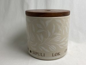 Vanilja sipulipurkki Pentik Retronomi verkkokauppa