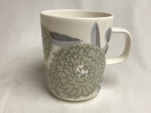 Primavera muki vihertävänharmaa Marimekko Retronomi verkkokauppa