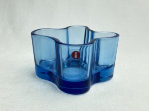 Aalto kynttilälyhty siniturkoosi Retronomi verkkokauppa