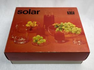 Solar juomalasit 6 kpl Riihimäen lasi Retronomi verkkokauppa