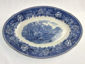 Maisema tarjoilulautanen 39 cm sininen Arabia Retronomi verkkokauppa