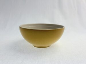Oliivi annoskulho keltainen Kermansavi Retronomi verkkokauppa