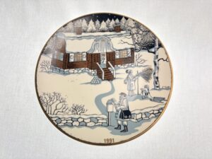Joululautanen 1991 Arabia Retronomi verkkokauppa