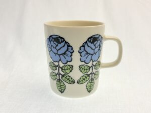 Vihkiruusu muki sininen Marimekko