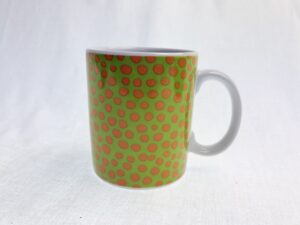 Pirput Parput muki oranssi-vihreä Marimekko Retronomi verkkokauppa