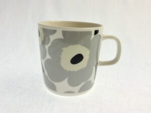 Unikko muki harmaa 4 dl Marimekko